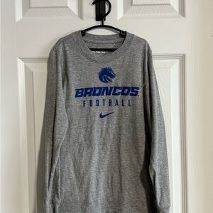 Nike Gray Tee with White Logo